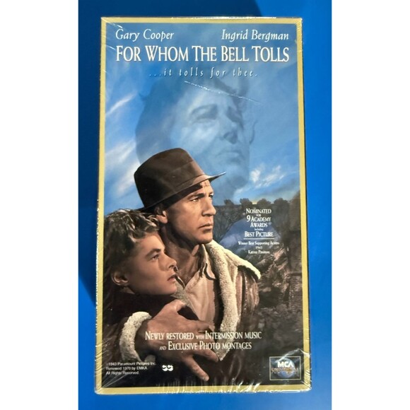Other - For Whom the Bell Tolls (VHS,  2-Tape Set, Limited Collector Set) New Sealed